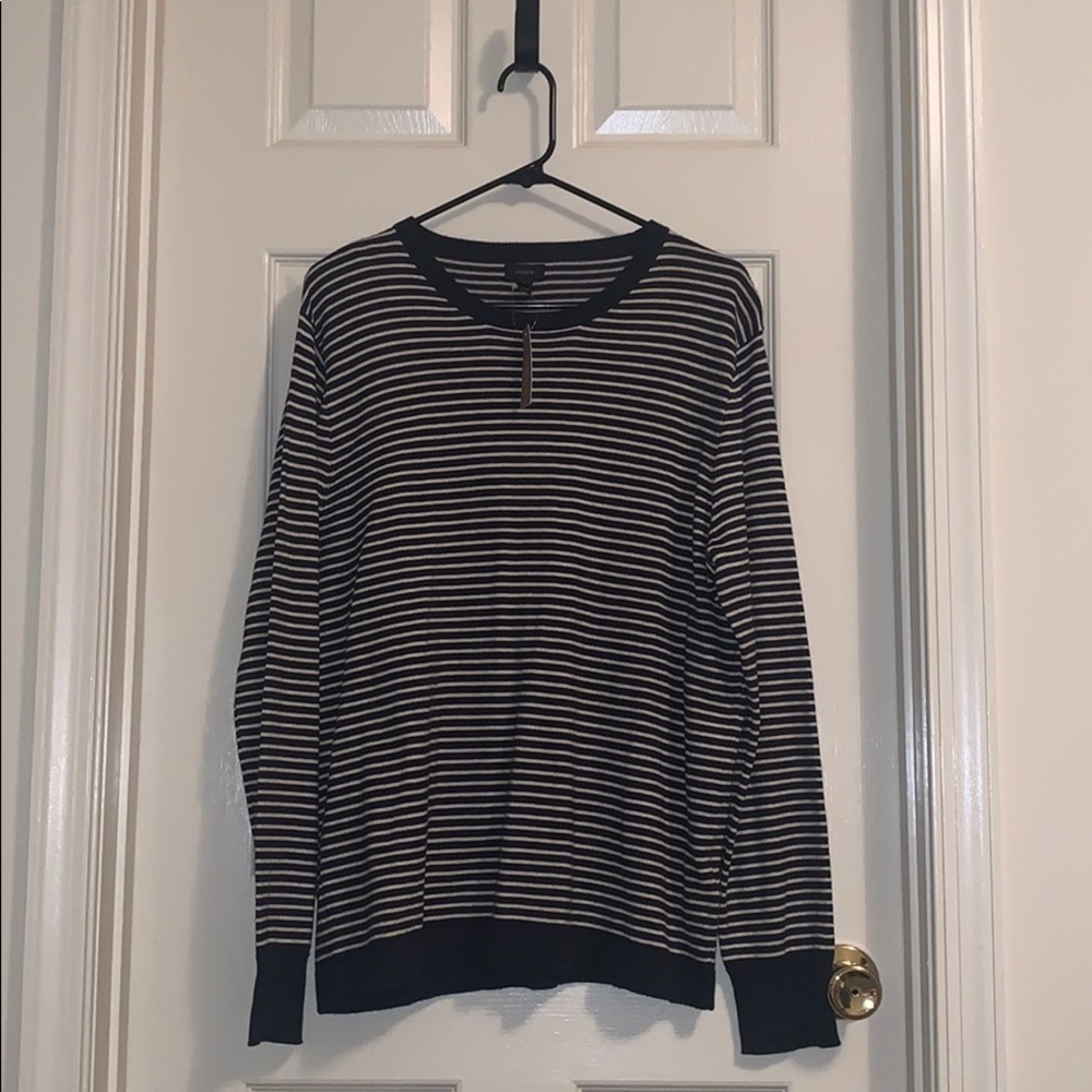*NEW* JCREW striped long sleeve shirt
